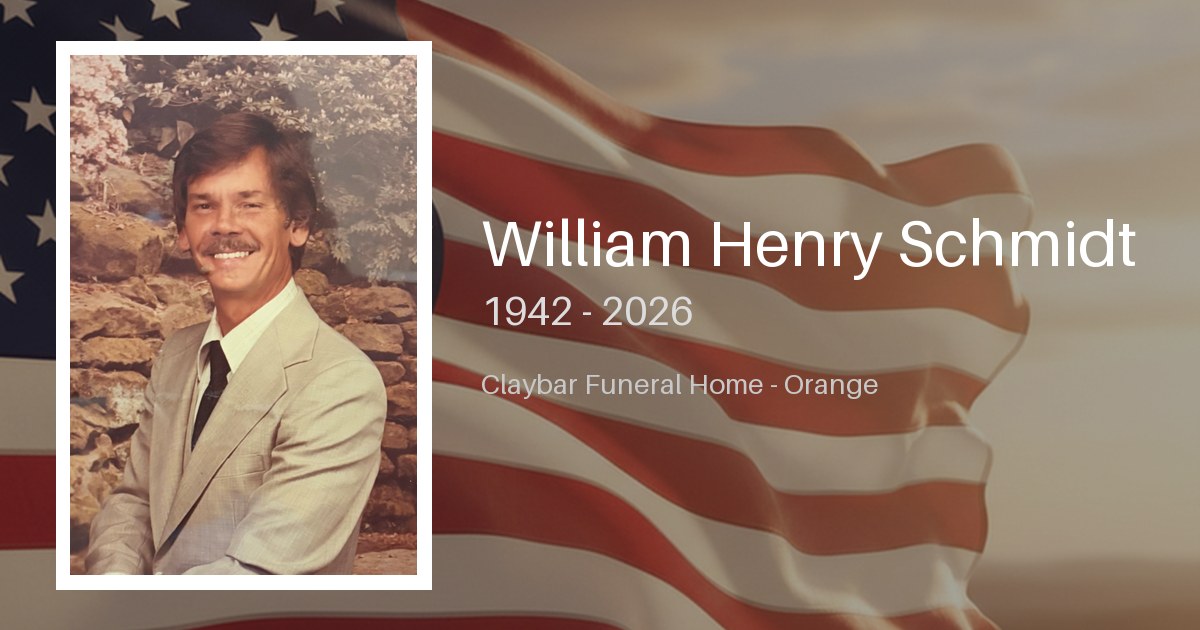 William Henry Schmidt - Claybar-Funeral-Home